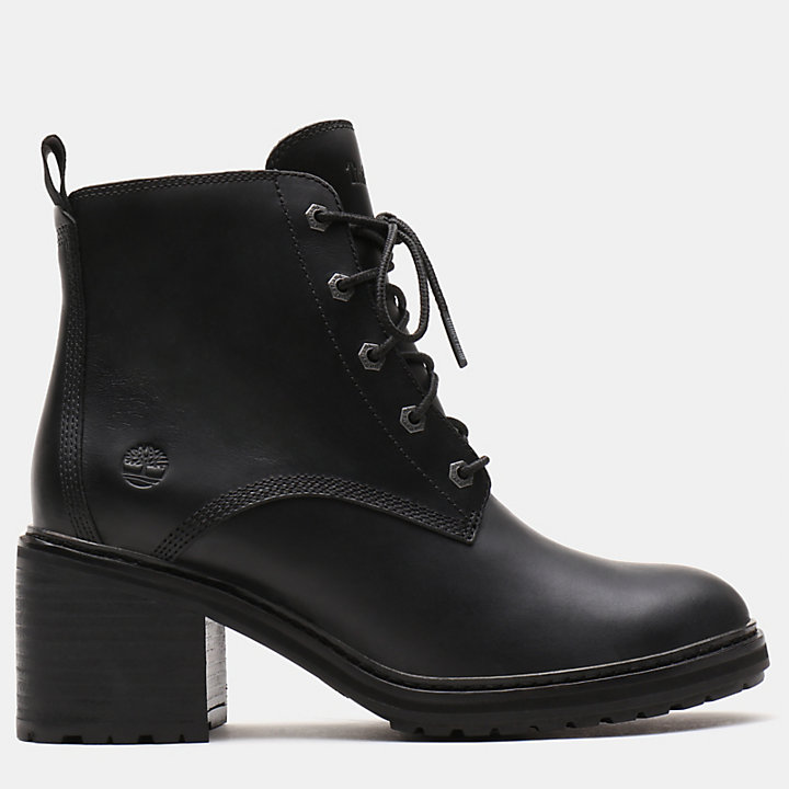 timberland black lace up boots