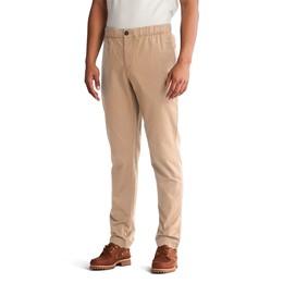 Cotton/Linen Stretch Jogger Relaxed Tapered