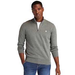 LS Williams River Cotton YD 1/4 Zip Sweater Regular